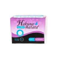 Ультратонкие гигиенические прокладки Hakuna Matata Ultra Soft Normal 4 капель 10 шт
