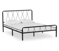 Полутораспальная кровать Woodville Иоханна 18 140х200 черная