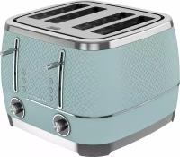 Тостер Beko TAM8402T Cosmopolis 4-Slice Toaster, бирюзовый