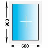 Пластиковое окно Veka WHS глухое 600x900 (ширина Х высота) (600Х900)