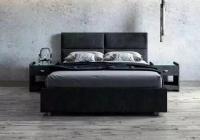Кровать Omega черная с подъемным механизмом 160*200