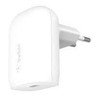 Сетевое зарядное устройство Belkin Wall Charger USB-C, 30Вт, белый