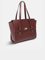 Кожаная сумка-тоут Cambridge Satchel The Emily (Oxblood Saffiano)