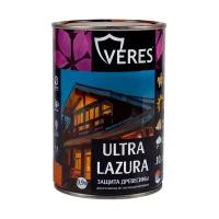 Декоративная пропитка для дерева Veres Ultra Lazura №19, глянцевая, 0,9 л, дуб