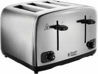 Тостер Russell Hobbs из нержавеющей стали, на 4 ломтика, 1700 Вт