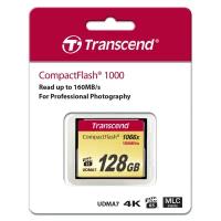 Карта памяти Transcend CompactFlash 1000 128Gb UDMA7, TS128GCF1000