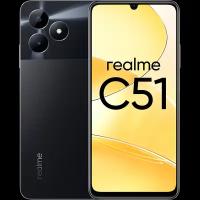 realme Смартфон realme C51 4/128GB Черный RU