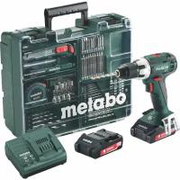 Metabo Аккумуляторный винтоверт BS 18 LT Set с набором 74 пр 602102600