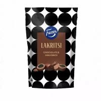 Конфеты с лакрицей в шоколаде Fazer Lakritsi Chocolate & Liquorice, 140 г (Финляндия)
