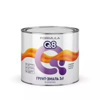 Грунт-эмаль по ржавчине Formula Q8 3 в 1, матовая, 1,9 кг, шоколадная