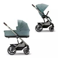 Cybex Balios S Lux Коляска 2 в 1 (2023), рама Taupe, текстиль Sky Blue