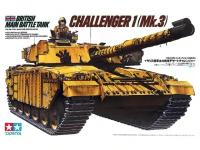 35154 Tamiya Английский танк CHALLENGER 1 (Mk.3) (2 фигуры) Масштаб 1/35