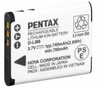Аккумулятор Pentax D-Li88 для (Optio - L70/ P70)