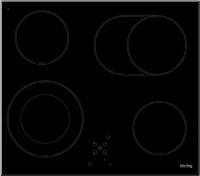 Электрическая варочная панель KORTING HK 62051 B