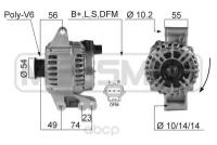 Генератор Форд/Форт/Ford Fiesta 01-08 Era арт. 210359