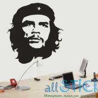 Наклейка с изображением Людей AllStick.ru «Че Гевара» 71 x 75 см
