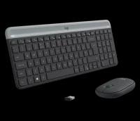 LOGITECH Slim Wireless Keyboard and Mouse Combo MK470 - OFFWHITE - RUS - 2.4GHZ - INTNL