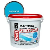 Мастика dali aquaplast гидроизоляционная 5л голубая, арт.20230