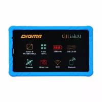 Детский планшет Digma CITI Kids 81 8", 2GB, 32GB, 3G, Wi-Fi, Android 10.0 Go синий [cs8233mg]