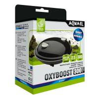 Компрессор OXYBOOST 300 plus (200-300л) с регулятором производительности, двухканальный, 300л/ч, Потр.мощн.-2,5Вт, 18шт/уп. (Акваэль)