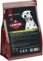 LANDOR MEDIUM & MAXI ADULT для взрослых собак средних и крупных пород с индейкой и ягненком (3 кг)