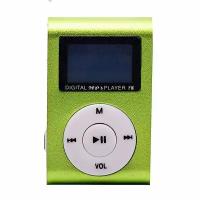 Портативный Mp3 плеер Shuffle с дисплеем (green)