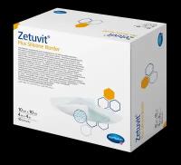 Повязка Цетувит Плюс Силикон Бордер/Zetuvit Plus Silicone Border самоклеящаяся суперабсорбирующая стерильная 10 х 10 см 10 шт