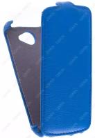 Кожаный чехол для HTC One S / Ville Armor Case (Синий)