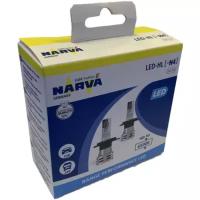 Лампа NARVA H4 Range Performance LED 12/24V (P43t) 6500K 16/16W, встр. CANbus, 2шт, 18032