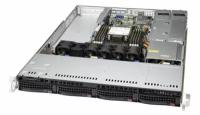 Серверная платформа Supermicro SYS-510P-WTR/1U/1x4189/ 8xDDR4-3200 RDIMM/LRDIMM/ 4x3.5"