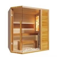 Lahtisauna Сауна KESKI TDS (двухместная, премиум c печью SENTIOTEC)