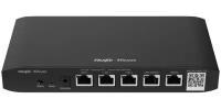 Reyee 5-Port Gigabit Cloud Managed router, 5 Gigabit Ethernet connection Ports, support up to 2 WANs, 100 concurrent users, 600Mbps