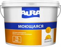 Матовая краска для стен и потолков AURA EKONOMI моющаяся 10л