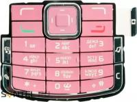Клавиатура русская для Nokia N72 розовый