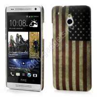 Пластиковый чехол Retro USA National Flag для HTC One Mini / M4