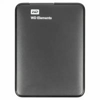 Внешний жесткий диск WD Elements Portable 1TB, 2.5", USB 3.0, черный, WDBUZG0010BBK-WESN WESTERN DIGITAL