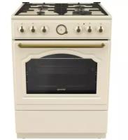 Плита газоэлектрическая Gorenje KS6250CLI beige