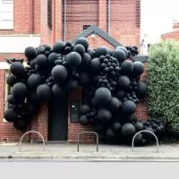Гирлянда из разнокалиберных шаров на фасад «Праздник ночи»,1 метр
