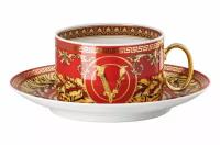 Чашка чайная с блюдцем Rosenthal Versace Виртус 200 мл, фарфор