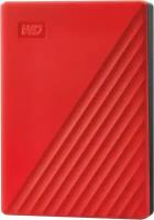 Внешний жесткий диск 5Tb Western Digital WDBPKJ0050BRD-WESN My Passport Red