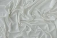 Ткань белый трикотаж из вискозы