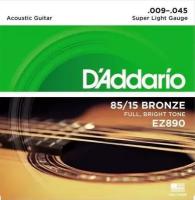 Струны для акустической гитары D'ADDARIO EZ890