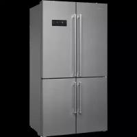 Отдельностоящий 4-х дверный холодильник Side-by-Side, Нержавеющая сталь Smeg FQ60XDAIF
