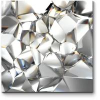 Модульная картина Picsis Сияние серебра (20x20)