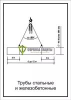 Схема «Трубы стальные и железобетонные» (300х400 мм)