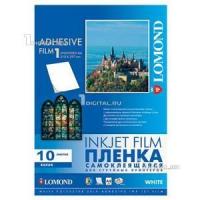 Плёнка Lomond самоклеящаяся для струйных цветных принтеров А4 (10 листов) белая (1708461)