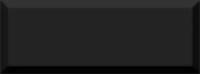 Керамическая плитка настенная Kerama marazzi Бельканто черный грань 15х40 см., уп. 1.08 м2, 18 плиток 15х40 см