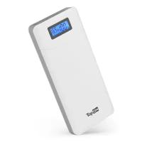 Внешний аккумулятор TopON TOP-T72/W 18000mAh (66.6Wh) QC 2.0, 2 USB для ноутбука, планшета, смартфона и аккумулятора авто. Белый