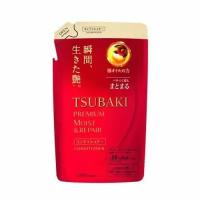 SHISEIDO Увлажняющий кондиционер для волос Tsubaki Premium Moist, с маслом камелии, мягкая упаковка 330мл