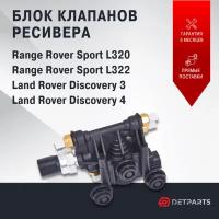 Блок клапанов ресивера пневмоподвески Land Rover Discovery 4 новый